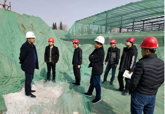 安監(jiān)站領(lǐng)導(dǎo)到集團(tuán)公司項目進(jìn)行檢查指導(dǎo)